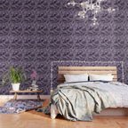 Lavender Agate Silver Glitter Glam #1 (Faux Glitter) #marble #decor #art #society6 Wallpaper Gallery Image 3