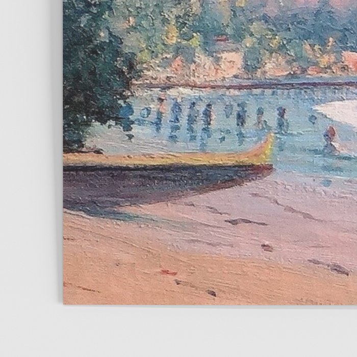 Waikiki Beach, Diamond Head, Oahu landscape painting by D. Howard Hitchcock Poster Gallery Image 3