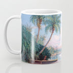 Waikiki Beach, Diamond Head, Oahu landscape painting by D. Howard Hitchcock Coffee Mug Gallery Image 3