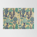 Whimsical tropical jungle pattern Rug Gallery Image 2