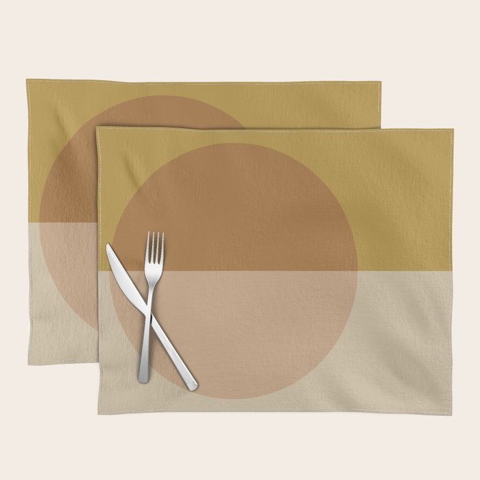 Color Block Abstract VII Placemat Gallery Image 1