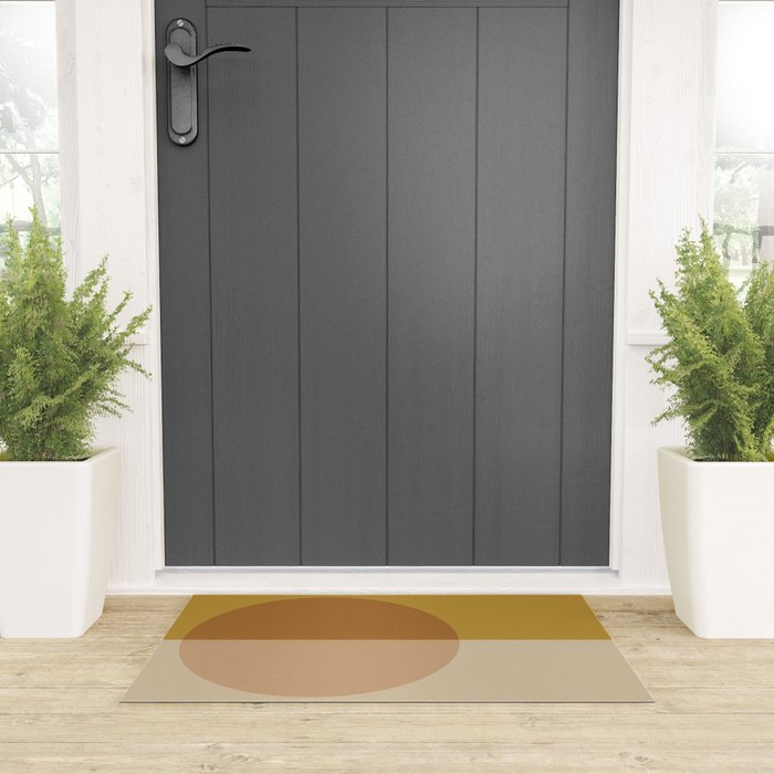 Color Block Abstract VII Welcome Mat Gallery Image 3