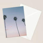 palm trees sunset iv Stationery Card Gallery Image 2