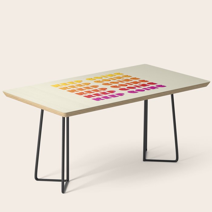 KEEP GOING - POSITIVE QUOTE Coffee Table Gallery Image 1
