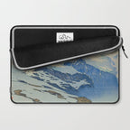 The Jungfrau Vintage Beautiful Japanese Woodblock Print Hiroshi Yoshida Laptop Sleeve Gallery Image 2