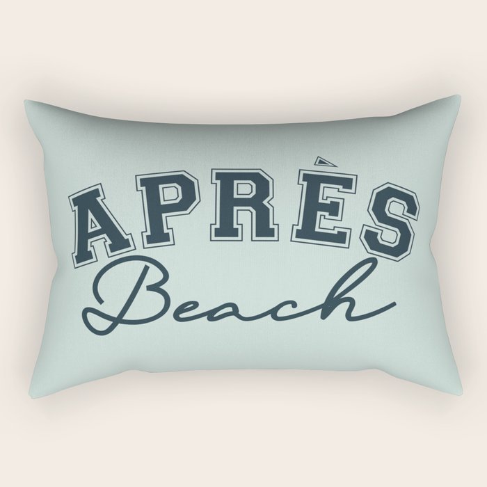 Aprés Beach Rectangular Pillow Gallery Image 2