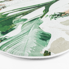 Junglow, Urban Jungle Botanical Home decor, Tropical Plants Interior Design Plant Lady Painting Bath Mat Gallery Image 3
