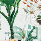 Junglow, Urban Jungle Botanical Home decor, Tropical Plants Interior Design Plant Lady Painting Coffee Mug Gallery Image 2