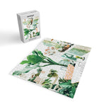 Junglow, Urban Jungle Botanical Home decor, Tropical Plants Interior Design Plant Lady Painting Jigsaw Puzzle Gallery Image 2