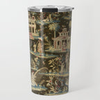 Antique 18th Century Chinoiserie Landscape Tapestry Travel Mug Gallery Image 1