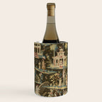 Antique 18th Century Chinoiserie Landscape Tapestry Wine Chiller Gallery Image 1