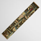 Antique 18th Century Chinoiserie Landscape Tapestry Table Runner Gallery Image 3