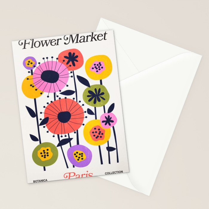 Paris: Botanica Edition | Flower Market Stationery Card Gallery Image 2