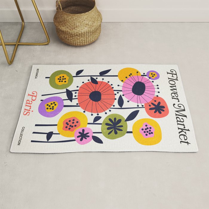 Paris: Botanica Edition | Flower Market Rug Gallery Image 1