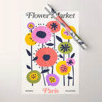 Paris: Botanica Edition | Flower Market Wrapping Paper Gallery Image 1