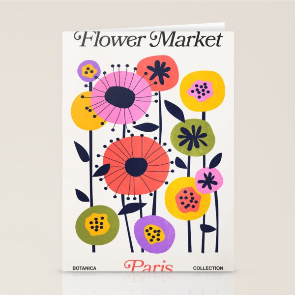 Paris: Botanica Edition | Flower Market Stationery Card Gallery Image 2