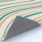 Wavy Stripes XXVI - Natural Boho Rug Gallery Image 4