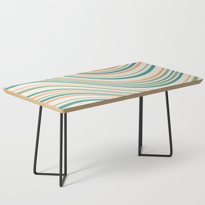 Wavy Stripes XXVI - Natural Boho Coffee Table Gallery Image 1