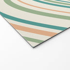 Wavy Stripes XXVI - Natural Boho Welcome Mat Gallery Image 2