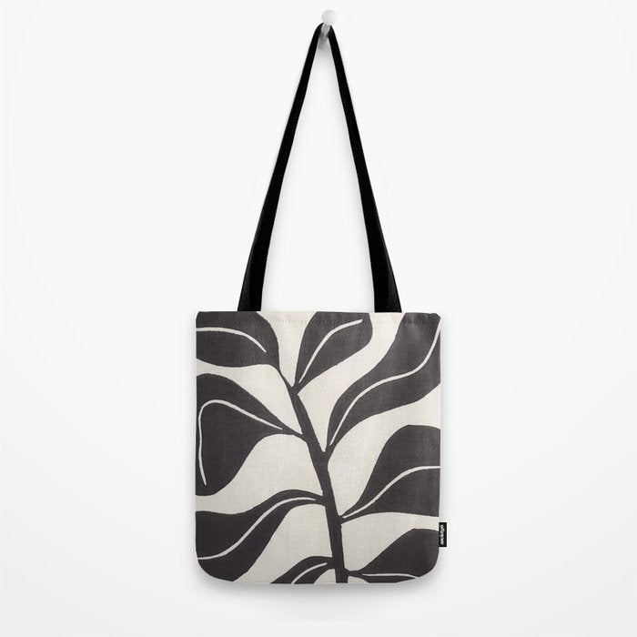 Linocut Houseplant #4 Tote Bag Gallery Image 2