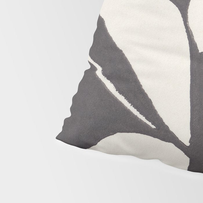 Linocut Houseplant #4 Pillow Sham Gallery Image 4