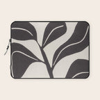 Linocut Houseplant #4 Laptop Sleeve Gallery Image 1