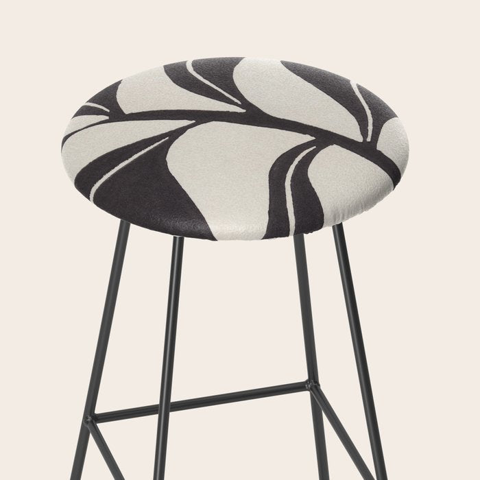 Linocut Houseplant #4 Stool Gallery Image 2