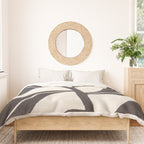 Linocut Houseplant #4 Duvet Cover Gallery Image 3