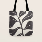 Linocut Houseplant #4 Tote Bag Gallery Image 1