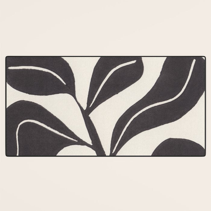 Linocut Houseplant #4 Desk Mat Gallery Image 3