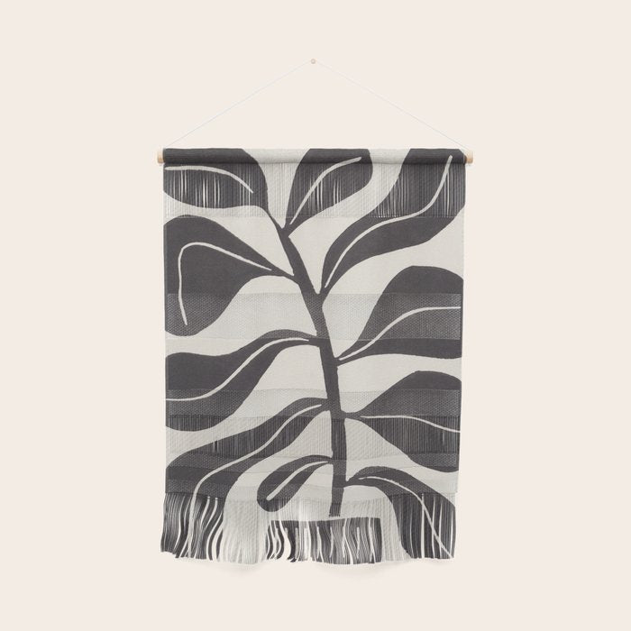 Linocut Houseplant #4 Wall Hanging Gallery Image 1