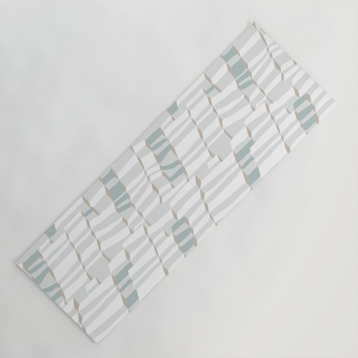 City life always up soft grey Yoga Mat Gallery Image 1