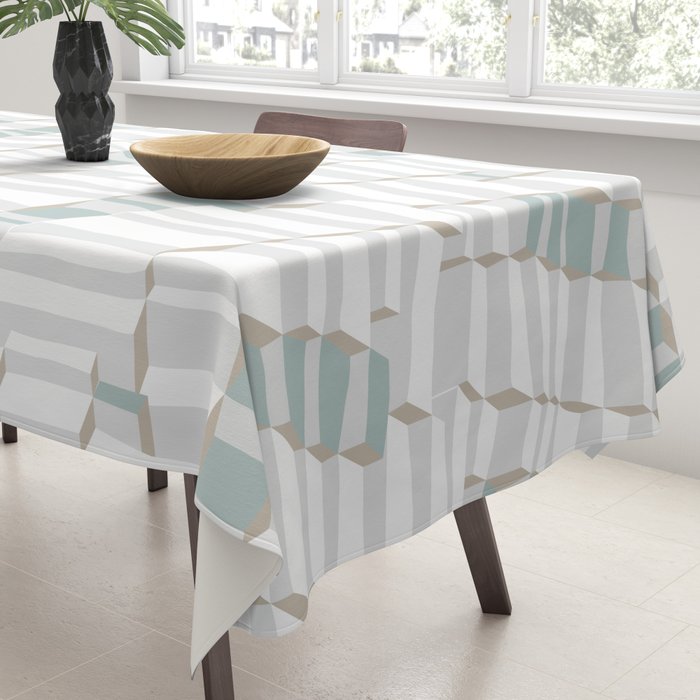 City life always up soft grey Tablecloth Gallery Image 3