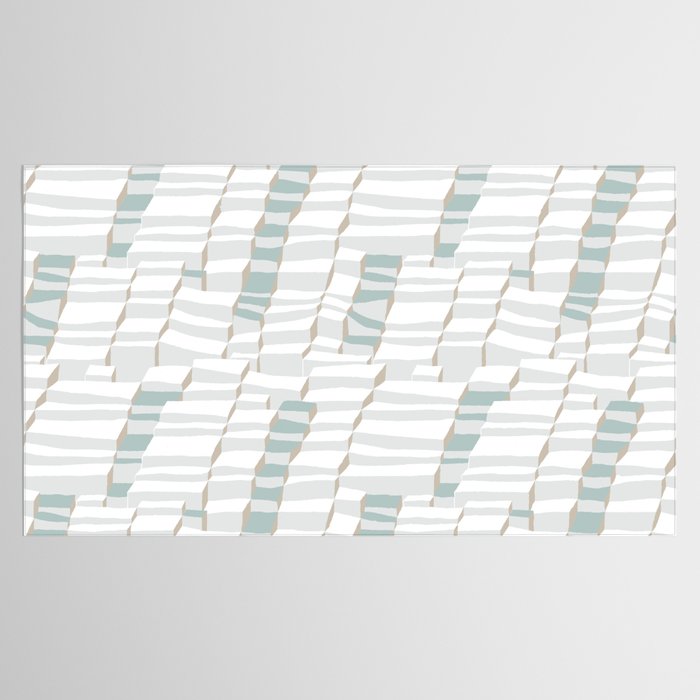 City life always up soft grey Tablecloth Gallery Image 2