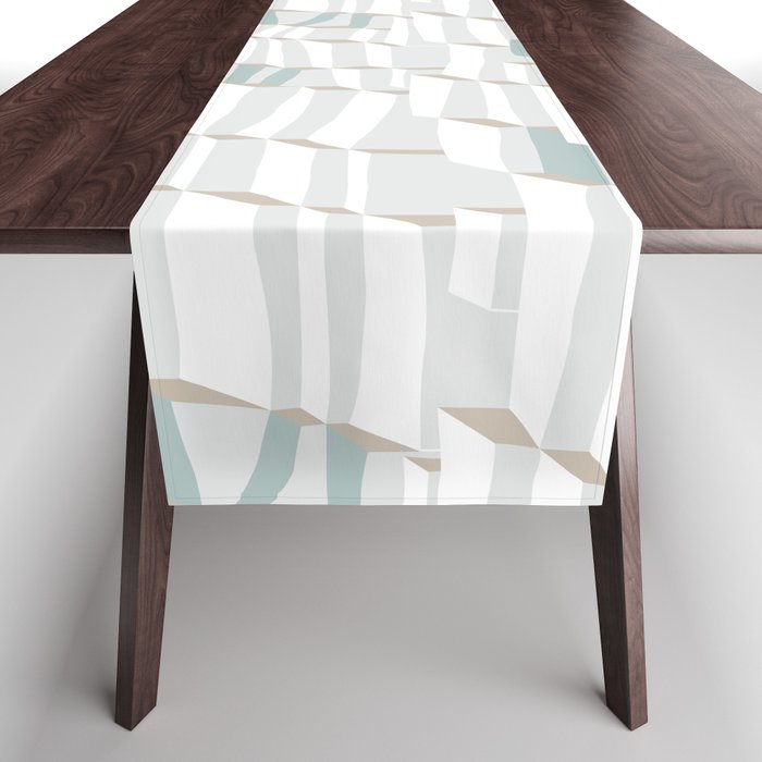City life always up soft grey Table Runner Gallery Image 1