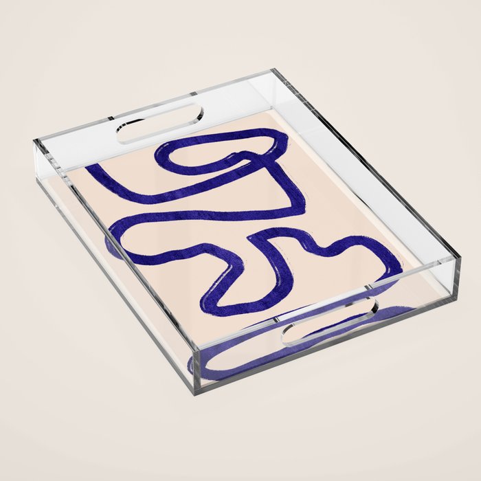 Abstract line art 104 Acrylic Tray Gallery Image 1