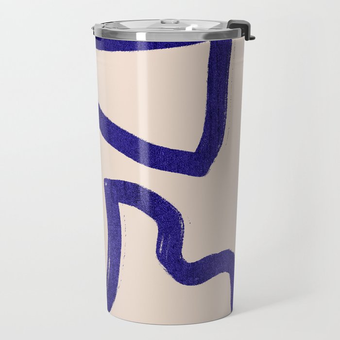 Abstract line art 104 Travel Mug Gallery Image 2