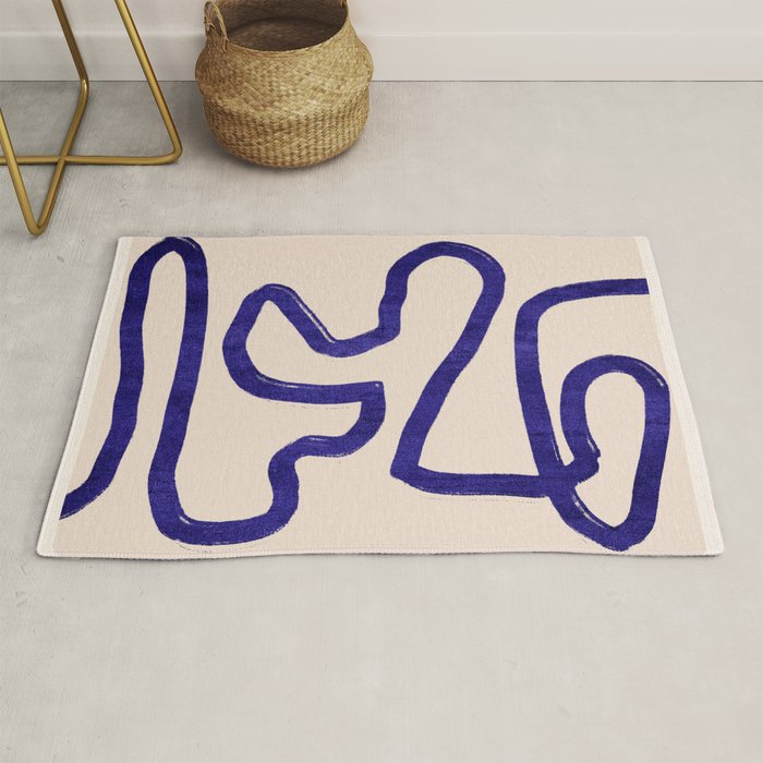 Abstract line art 104 Rug Gallery Image 1