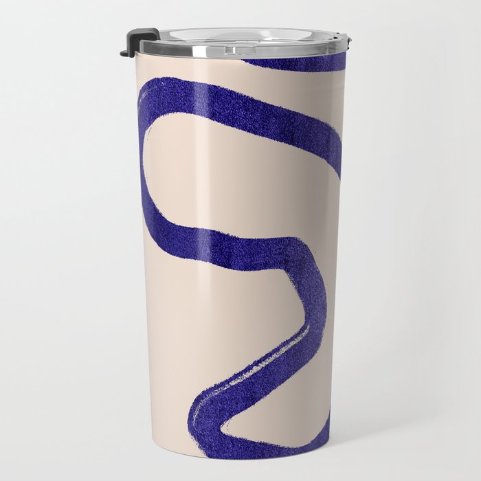 Abstract line art 104 Travel Mug Gallery Image 3