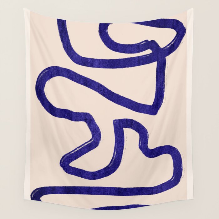 Abstract line art 104 Wall Tapestry Gallery Image 4