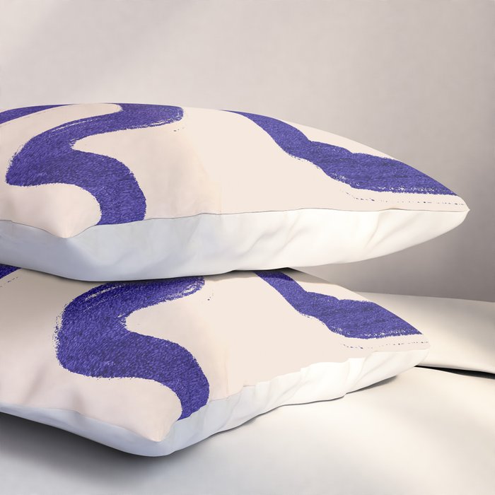 Abstract line art 104 Pillow Sham Gallery Image 3