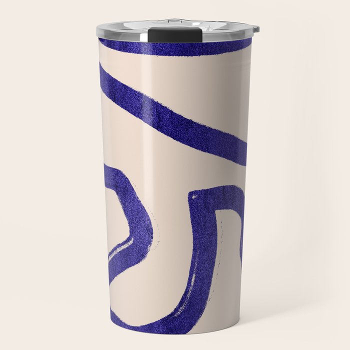 Abstract line art 104 Travel Mug Gallery Image 1