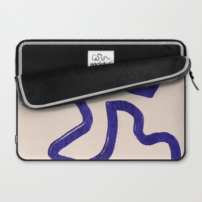 Abstract line art 104 Laptop Sleeve Gallery Image 2