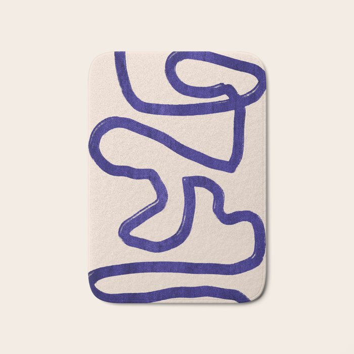 Abstract line art 104 Bath Mat Gallery Image 1