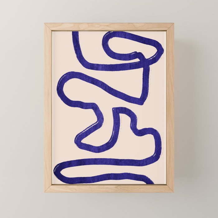 Abstract line art 104 Mini Art Print Gallery Image 1