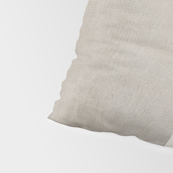 Terracotta Beige Tan Bold Lines Artwork Pillow Sham Gallery Image 4