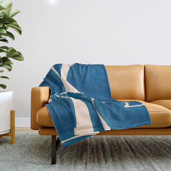 Minimal Abstraction 9 Throw Blanket Gallery Image 1