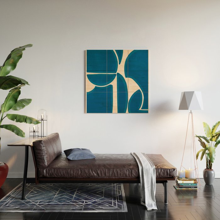 Minimal Abstraction 9 Wood Wall Art Gallery Image 2