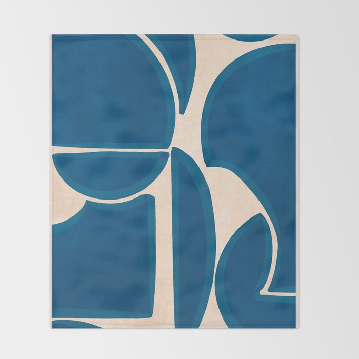 Minimal Abstraction 9 Throw Blanket Gallery Image 2