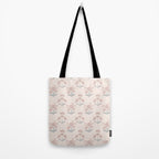 Dusty Rose Classic Floral Tote Bag Gallery Image 2